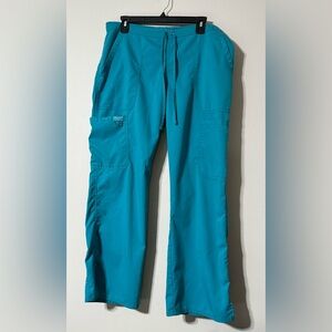 Cherokee Workwear Professional Teal Scrub Pants - Size Medium